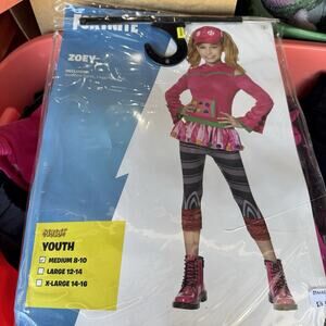 Fortnite Zoey Costume Cosplay Girls M 8-10 Spirit Halloween Complete